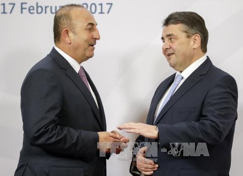 German and Turkish ministers meet amid tensions - ảnh 1